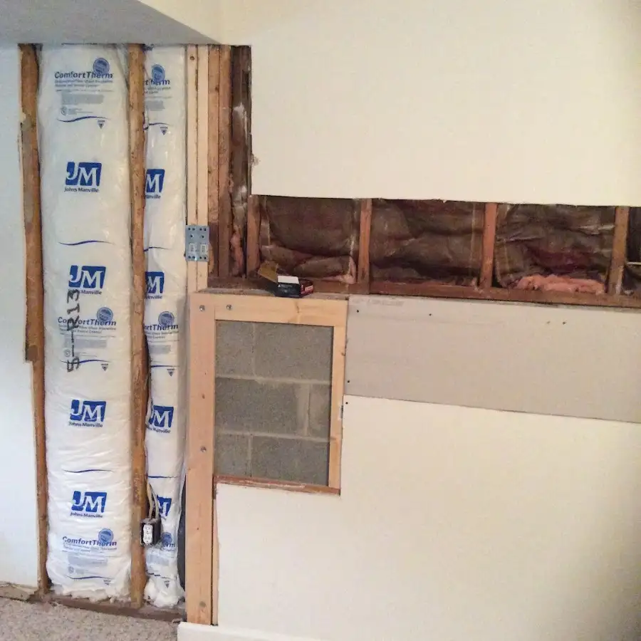 Wall insulation replacement during Contents Cleaning & Restoration in Warrensburg